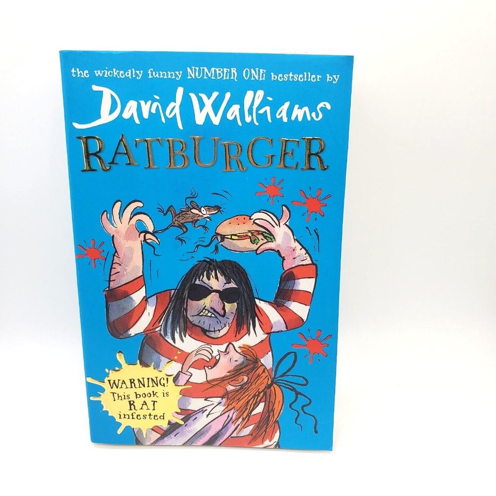 Ratburger By David Walliams Funny Children's Bestseller Paperback Book EUC